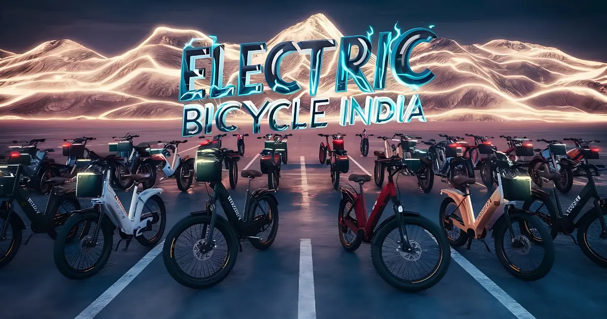 electric bicycles of different brands