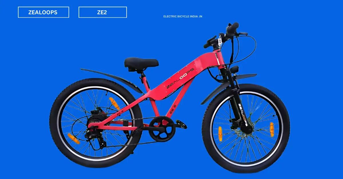 Zealoops Ze2 Red Electric Bicycle Price In India