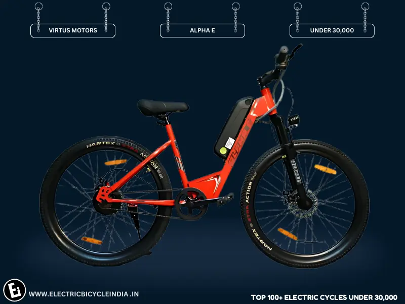 Best Electric Bicycles Under 30000 In India - Alpha E By Virtus Motors - Electric Bicycle India