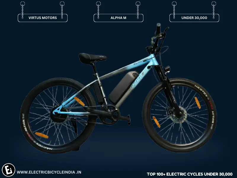 Best Electric Bicycles Under 30000 In India - Alpha M By Virtus Motors - Electric Bicycle India