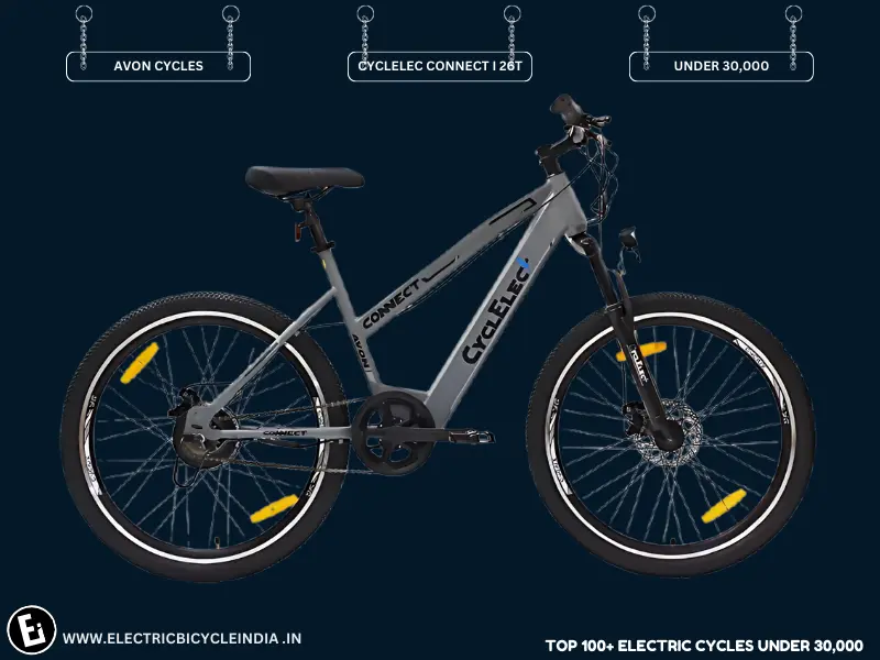 Best Electric Bicycles Under 30000 In India - Cyclelec Connect I 26t By Avon Cycles - Electric Bicycle India