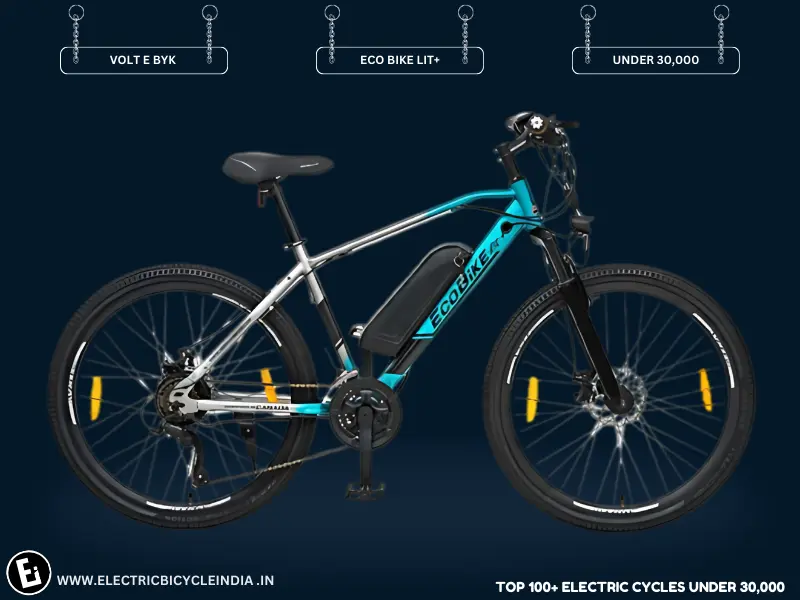 Best Electric Bicycles Under 30000 In India - Eco Bike Lit+ By Volt E Byk - Electric Bicycle India