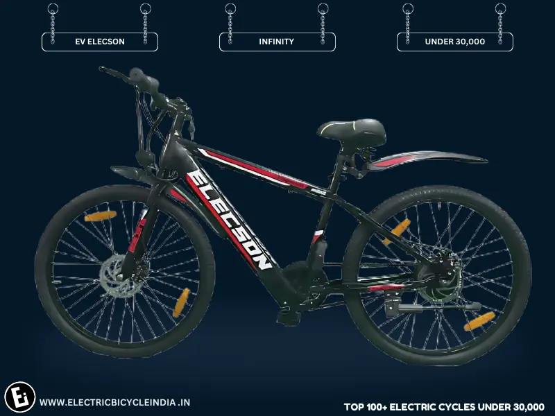 Best Electric Bicycles Under 30000 In India - Elecson Infinity By Ev Elecson - Electric Bicycle India