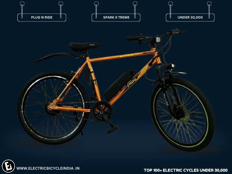 Best Electric Bicycles Under 30000 In India Spark X Treme By Plug N Ride - Electric Bicycle India