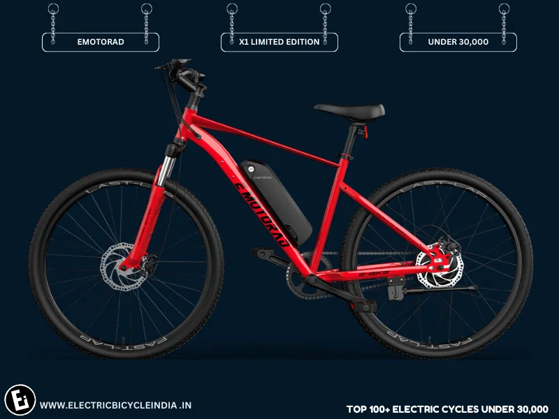 Best Electric Bicycles Under 30000 In India - X1 Limited Edition By Emotorad - Electric Bicycle India