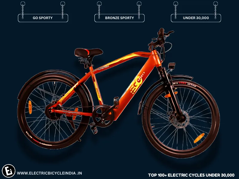 Best Electric Bicycles Under 30000 In India Bronze Sporty By Go Sporty - Electric Bicycle India