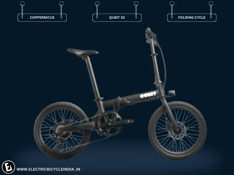 Best Folding Electric Bicycles In India - Qubit X2 By Coppernicus -electric Bicycle India