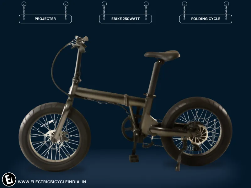 Best FOLDING Electric Bicycles In India - Ebike 250Watt By projectsr -Electric Bicycle India.