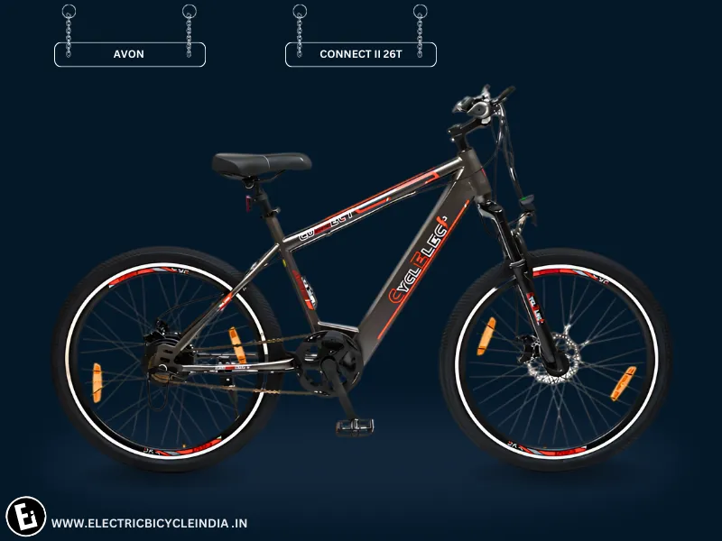 Best Electric Bicycles Under 35000 In India - Cyclelec Connect Ii 26t By Avon - Electric Bicycle India