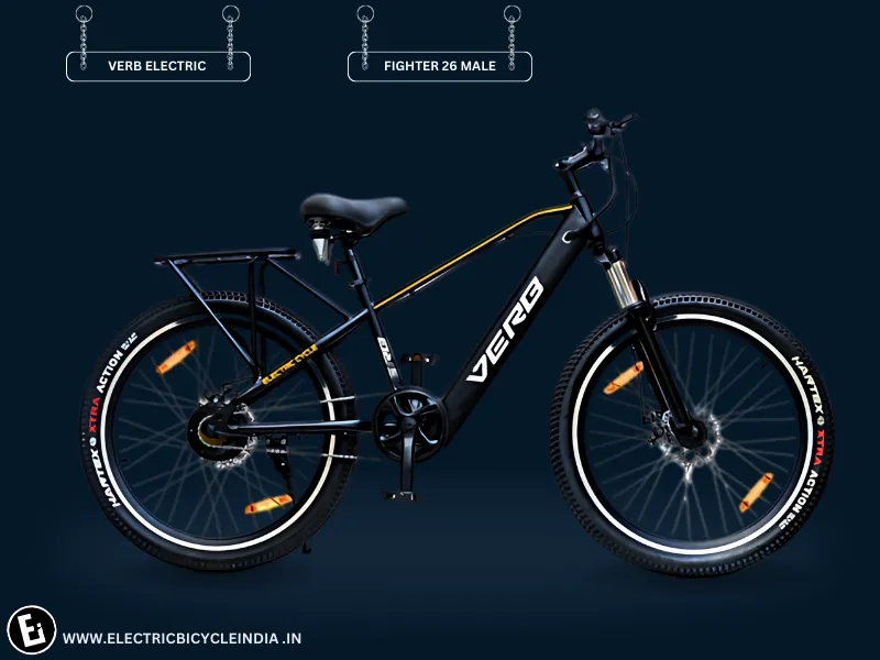 Best Electric Bicycles Under 35000 In India - Fighter 26 Male By Verb Electric - Electric Bicycle India