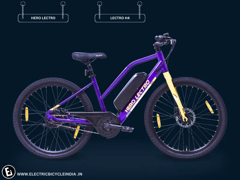 Best Electric Bicycles For Girls, Women And Ladies In India - Lectro H4 By Hero Lectro - Electric Bicycle India