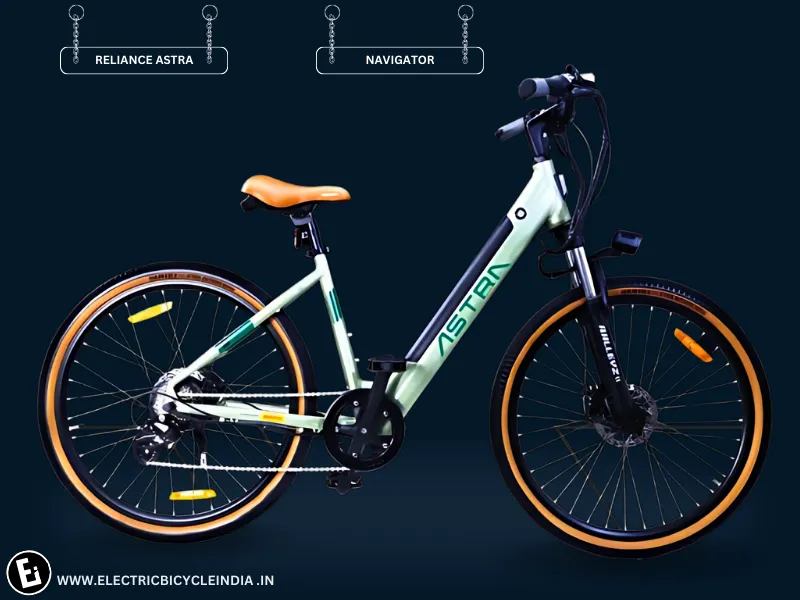 Best Electric Bicycles For Girls, Women And Ladies In India - Navigator By Reliance jio Astra - Electric Bicycle India