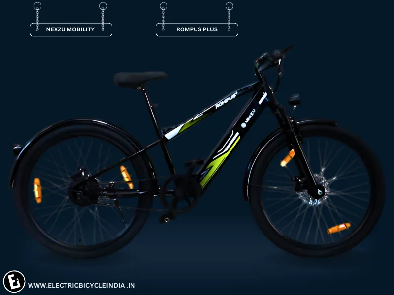 Best Electric Bicycles For Girls, Women And Ladies In India - Rompus Plus By Nexzu Mobility - Electric Bicycle India