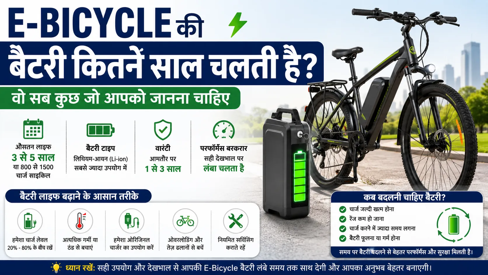 How many years does an e-bike battery last Everything you need to know.