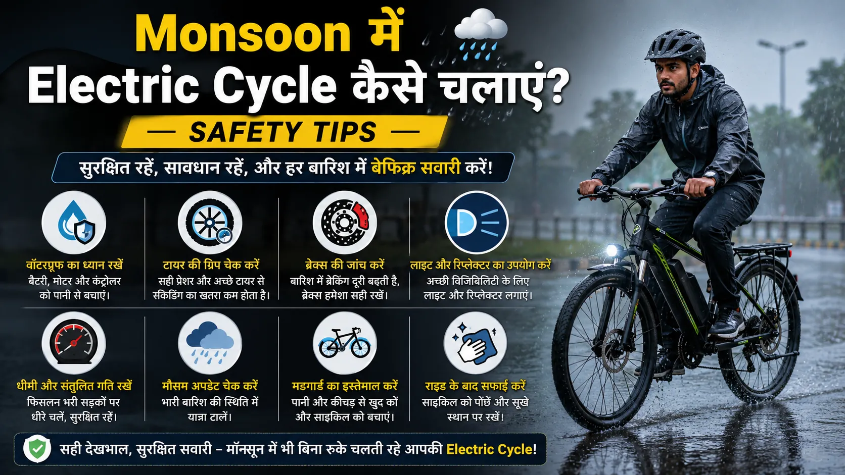 Electric Cycle Servicing Checklist After the Monsoon: A Complete Guide